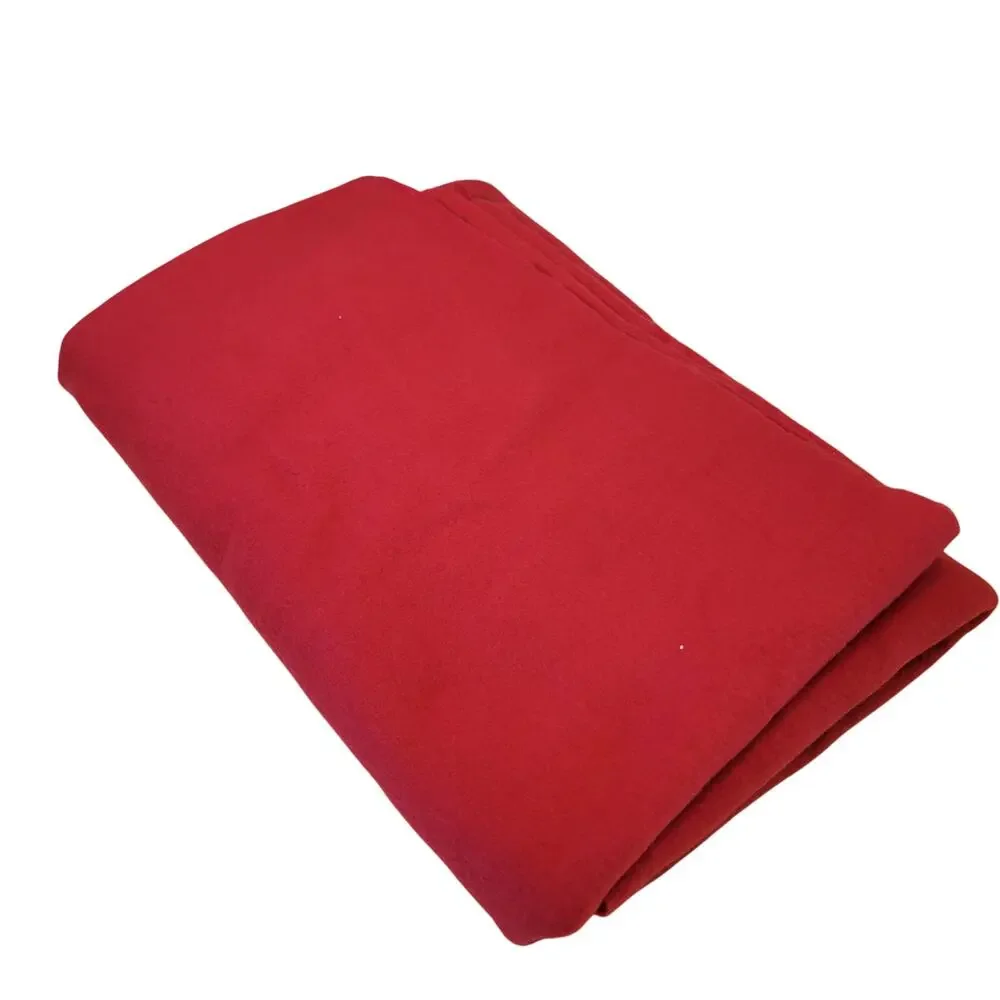 Red Fleece Fabric 62 x 28